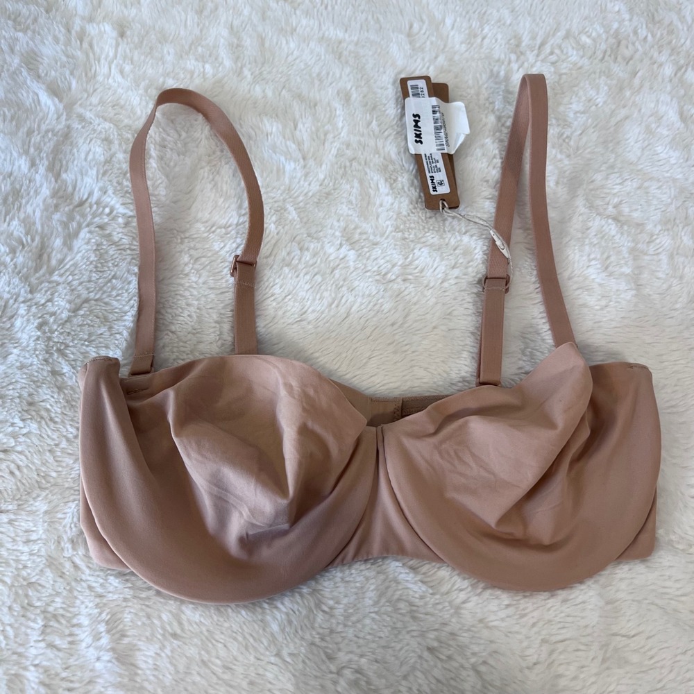 Skims‎ Women's Smoothing Intimates Strapless Bra Clay Size 32C NWT - Picture 3 of 8